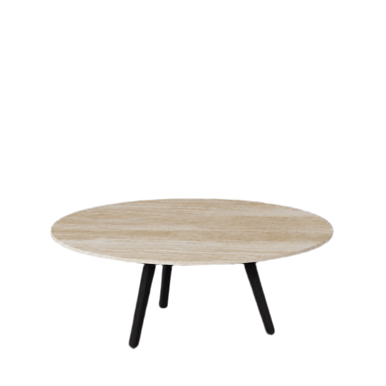 Manutti Torsa Coffee Table Round Ø100 × 35h cm
