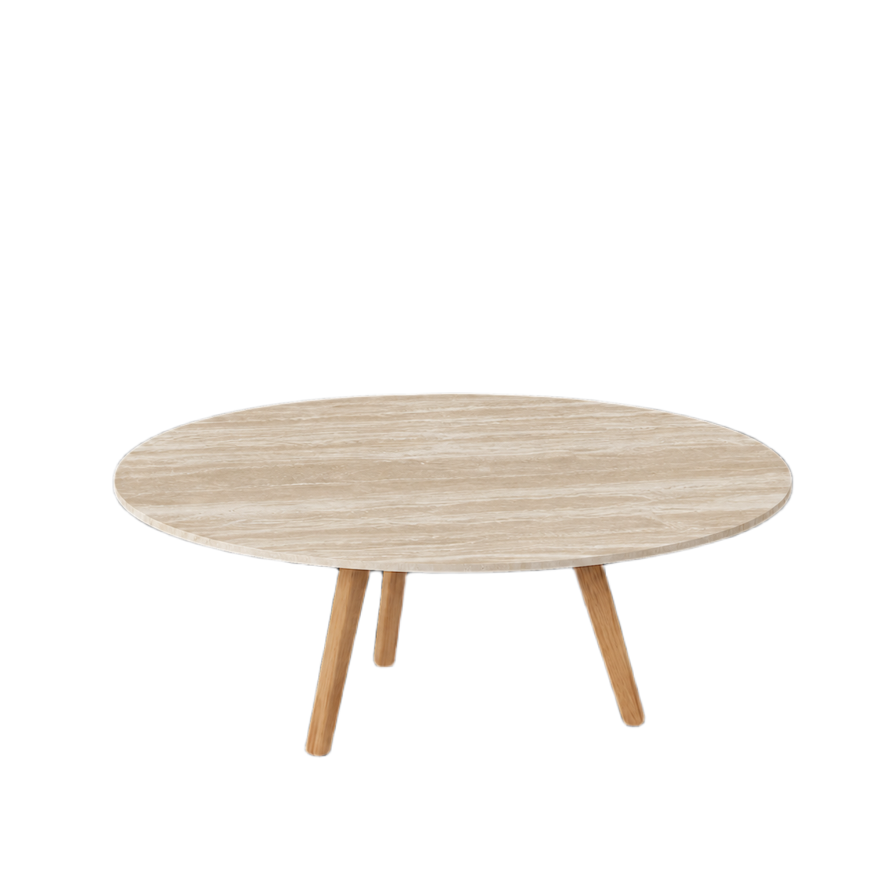 Manutti Torsa Coffee Table Round Ø100 × 35h cm