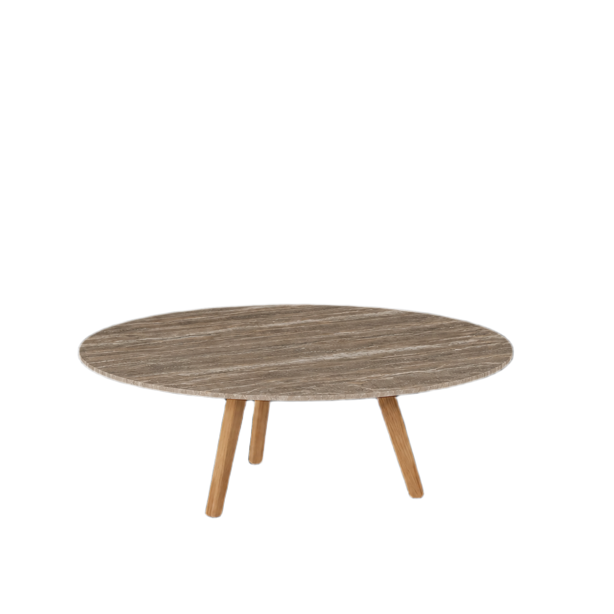 Manutti Torsa Coffee Table Round Ø100 × 35h cm