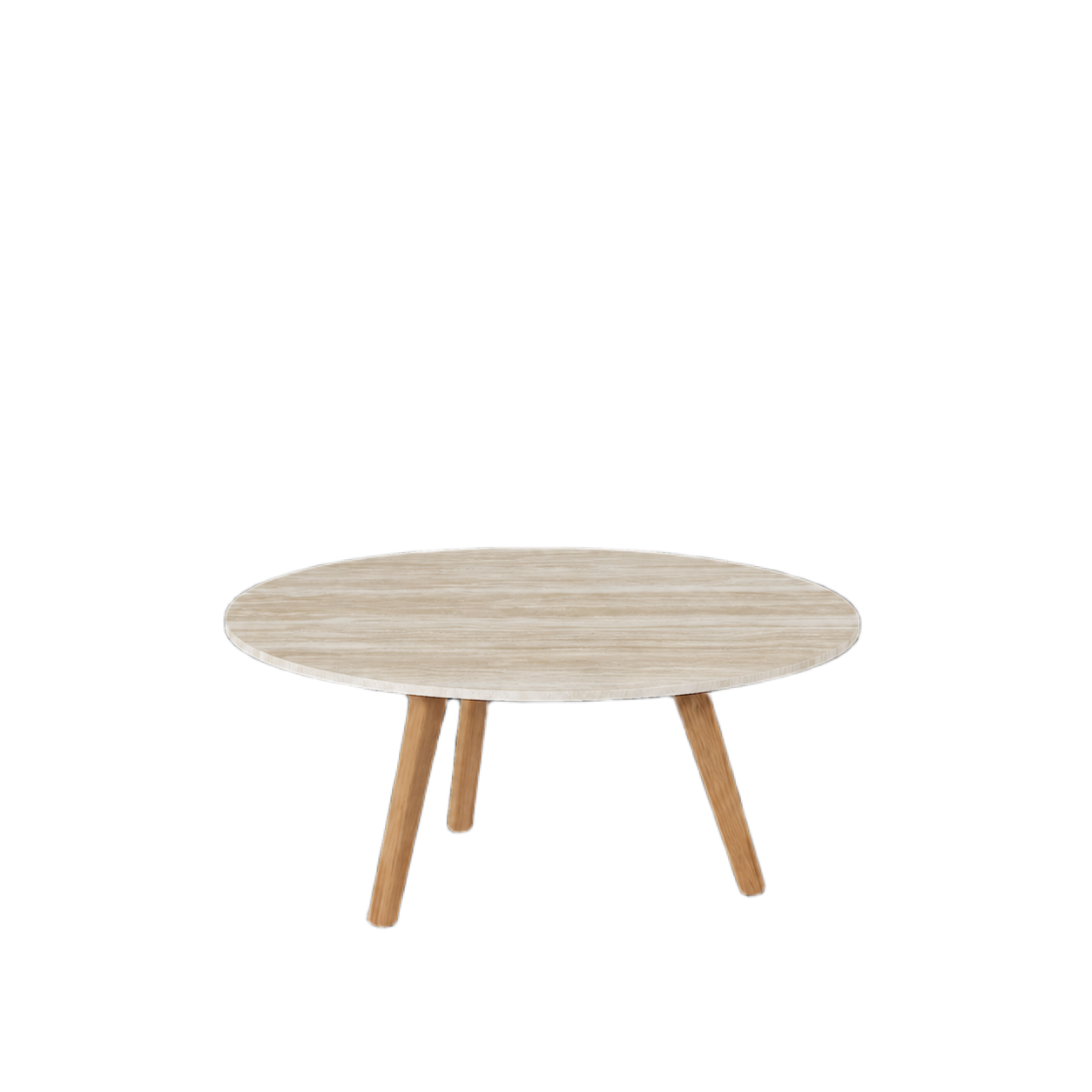 Manutti Torsa Coffee Table Round Ø80 × 35h cm