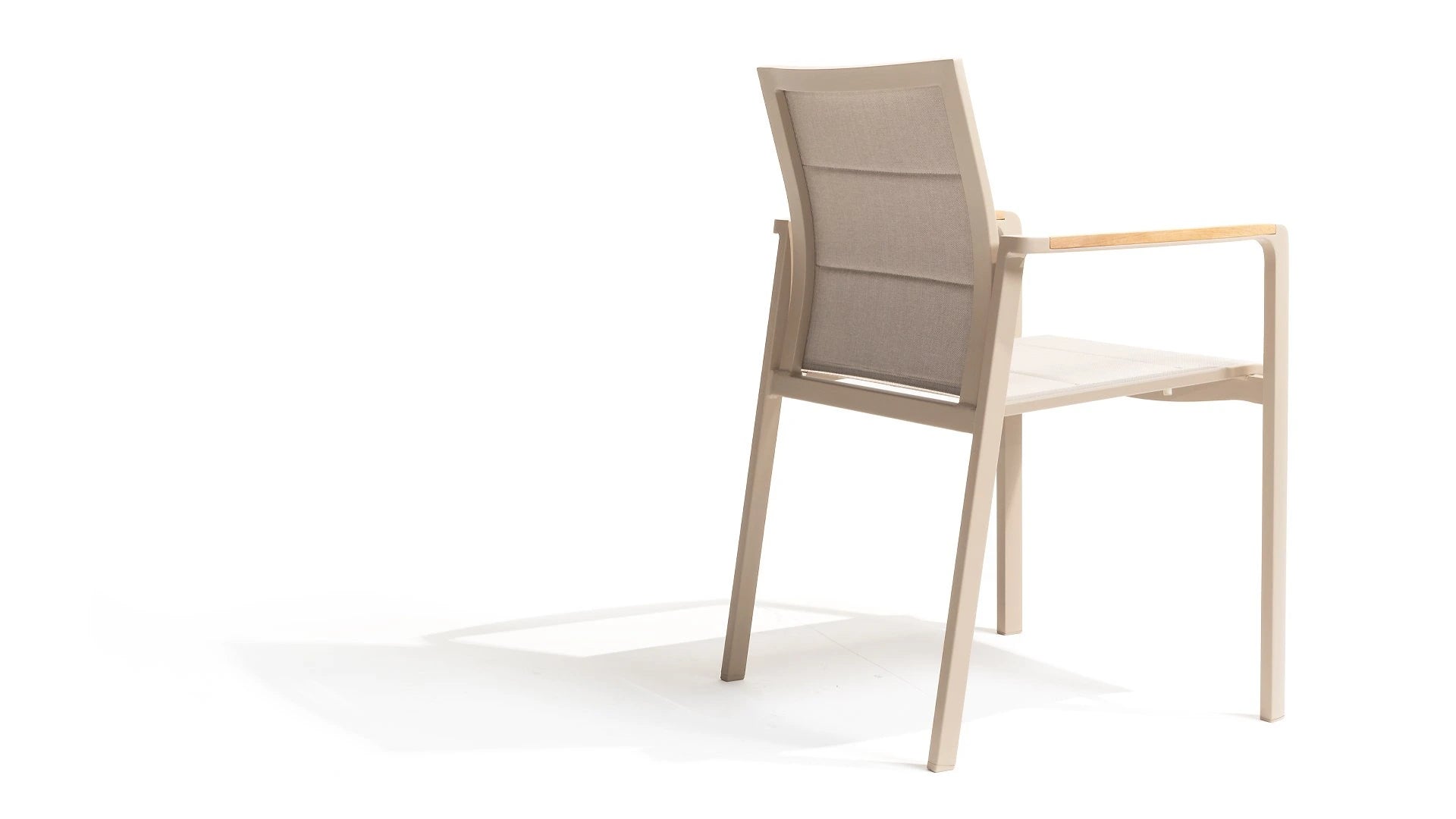 4 Seasons Outdoor Cortina stacking chair latte