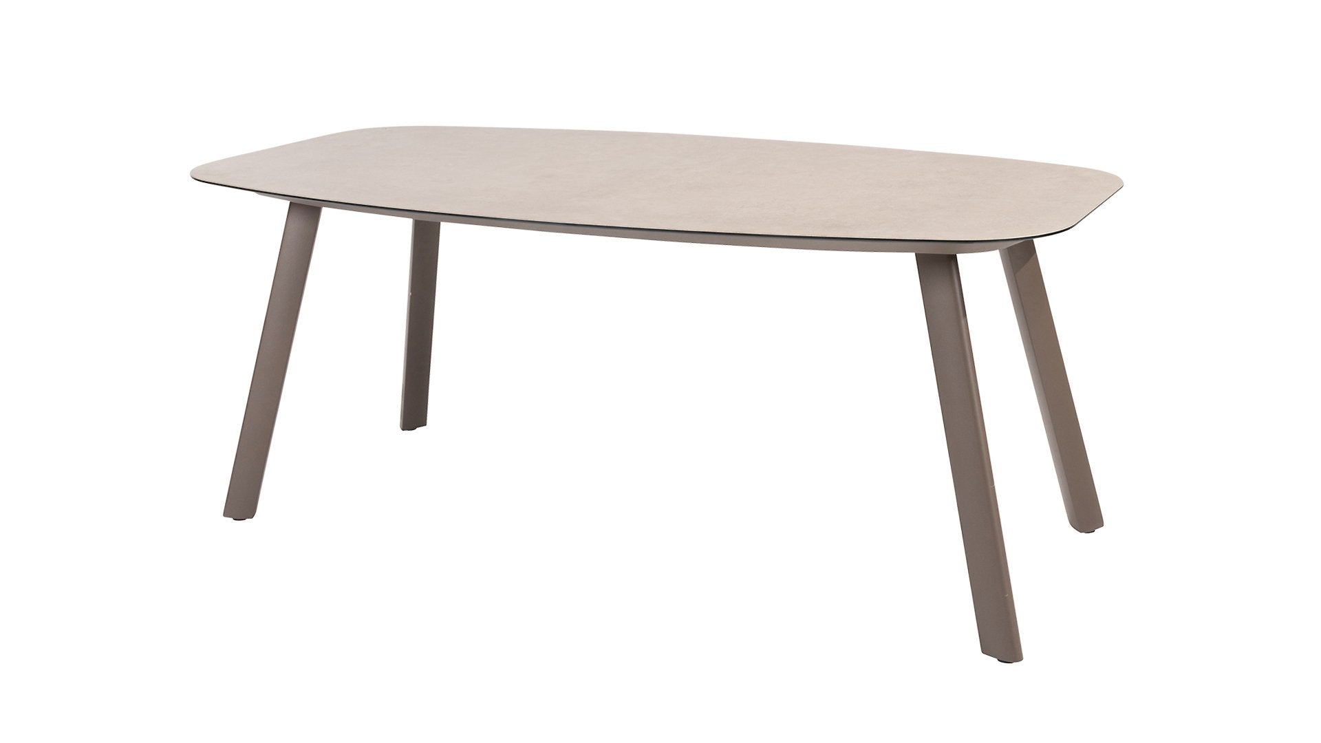 4 Seasons Outdoor Piacenza 6 Seat with Manolo 180cm Barrel Ceramic Dining Table