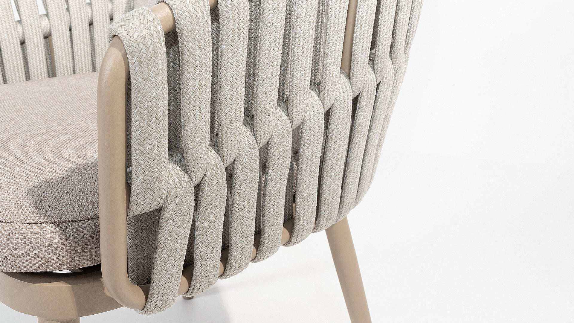 4 Seasons Outdoor Eva 6 Seat with Donato 160cm Round Ceramic Dining Table