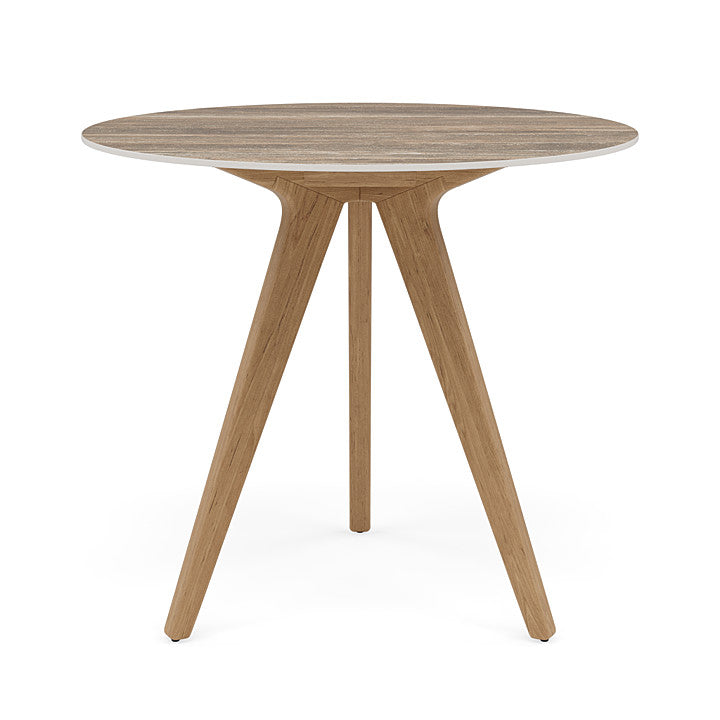 Manutti Torsa Counter Height Round Dining Table With 100 cm Width and 91 cm Height