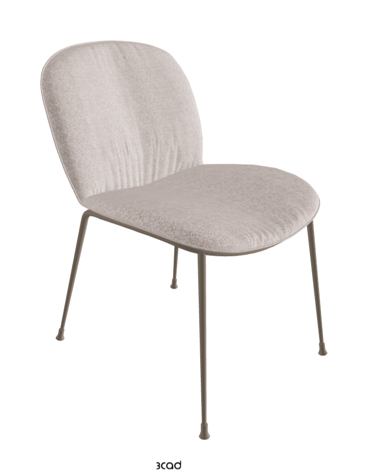 Tina Dining Chair_Titanium Embossed_Fabric_B242
