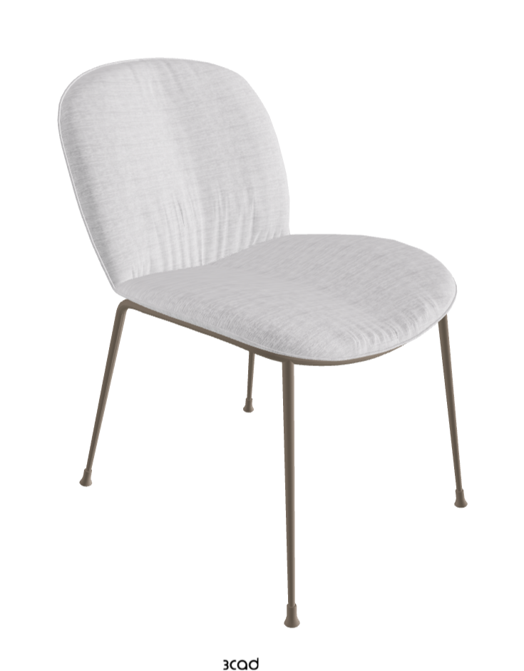 Tina Dining Chair_Titanium Embossed_Fabric_B810