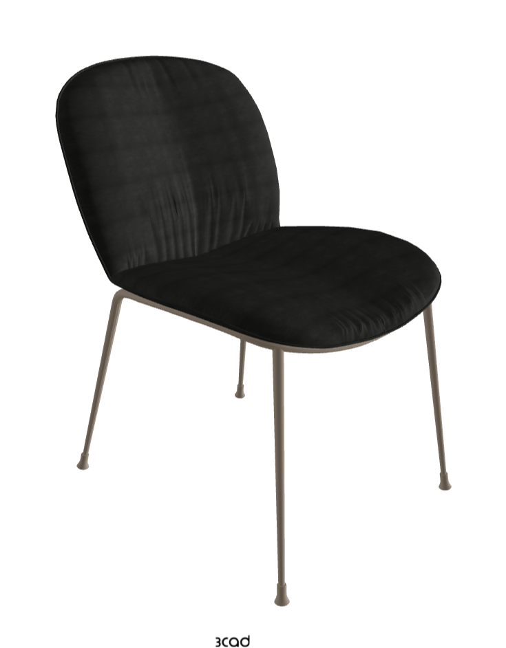 Tina Dining Chair_Titanium Embossed_Fabric_B932