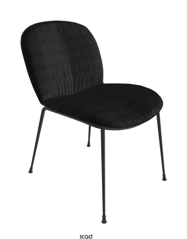 Tina Dining Chair_Graphite Embossed_Fabric_B932