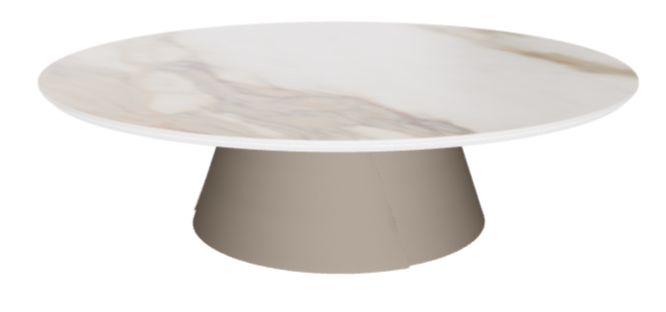 Cattelan Italia ALBERT Keramik Coffee Table Ø100x28h