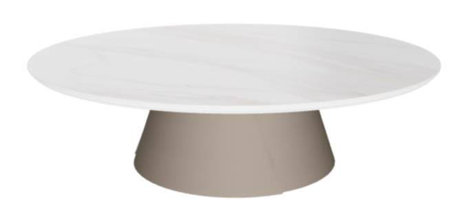 Cattelan Italia ALBERT Keramik Coffee Table Ø100x28h