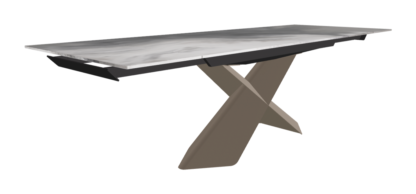 182-258×90×74h_CrystalArt CY01_Titanium Embossed_Extended