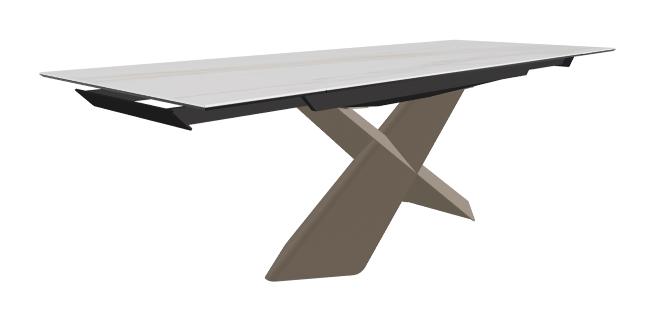 Cattelan Italia Tyron Keramik Drive Rectangular Extendible Dining Table – 160→236x90x74h