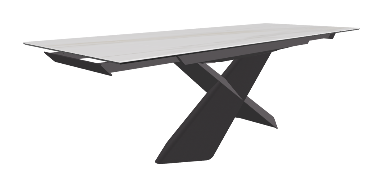 Cattelan Italia Tyron Keramik Drive Rectangular Extendible Dining Table – 160→236x90x74h