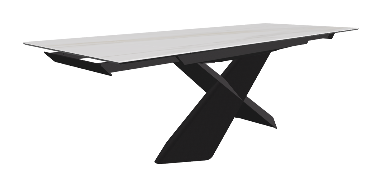 Cattelan Italia Tyron Keramik Drive Rectangular Extendible Dining Table – 160→236x90x74h