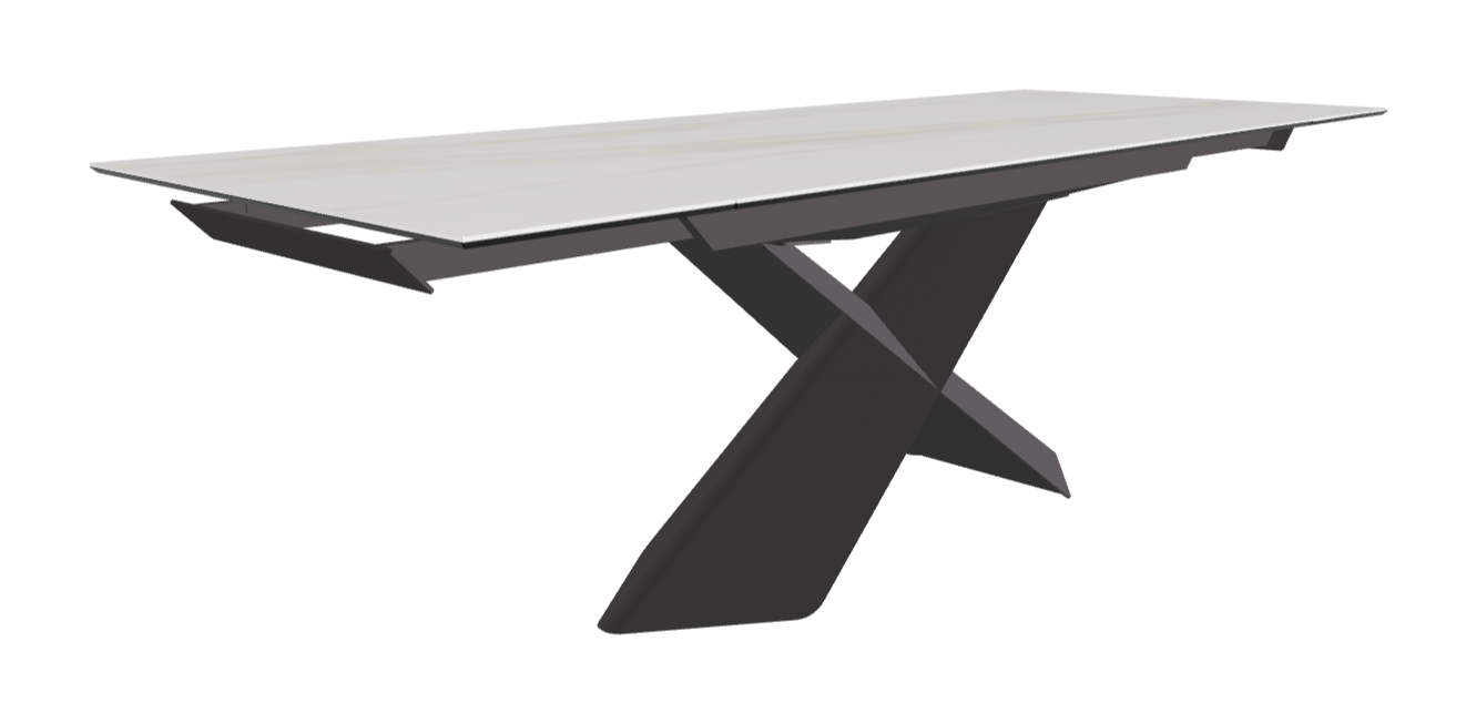 Cattelan Italia Tyron Keramik Drive Rectangular Extendible Dining Table – 160→236x90x74h