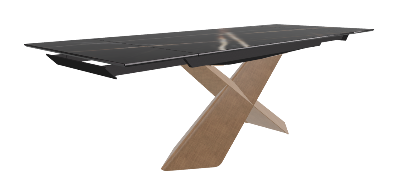 Cattelan Italia Tyron Keramik Drive Rectangular Extendible Dining Table – 160→236x90x74h