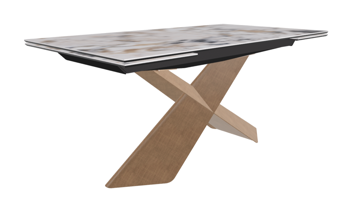 Cattelan Italia Tyron Keramik Drive Rectangular Extendible Dining Table – 160→236x90x74h