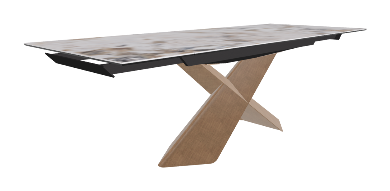 Cattelan Italia Tyron Keramik Drive Rectangular Extendible Dining Table – 160→236x90x74h