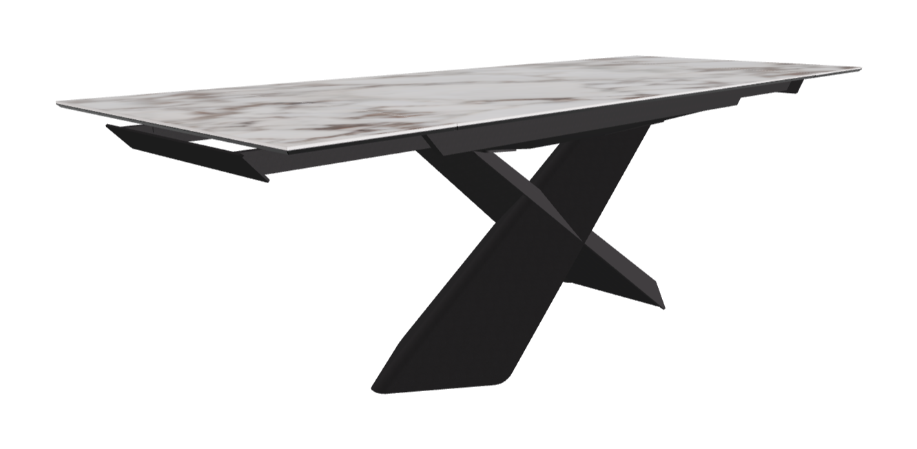 Cattelan Italia Tyron Keramik Drive Rectangular Extendible Dining Table – 160→236x90x74h