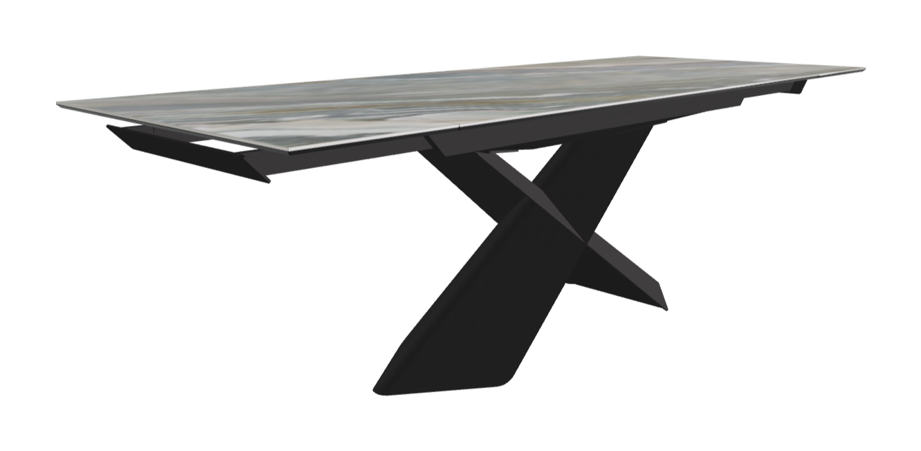 Cattelan Italia Tyron Keramik Drive Rectangular Extendible Dining Table – 160→236x90x74h