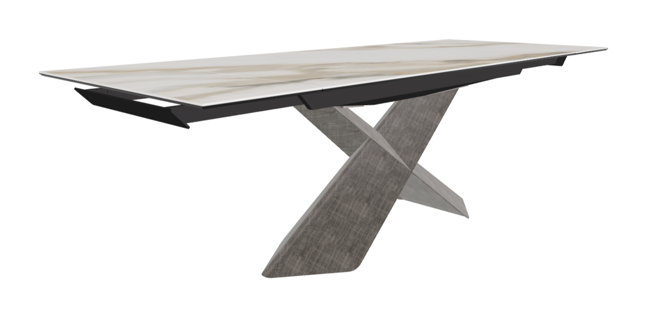 Cattelan Italia Tyron Keramik Drive Rectangular Extendible Dining Table – 160→236x90x74h