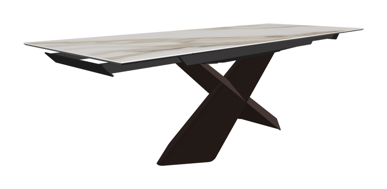 Cattelan Italia Tyron Keramik Drive Rectangular Extendible Dining Table – 160→236x90x74h