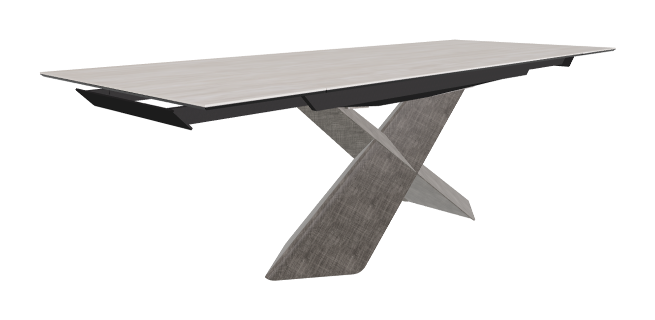 Cattelan Italia Tyron Keramik Drive Rectangular Extendible Dining Table – 160→236x90x74h