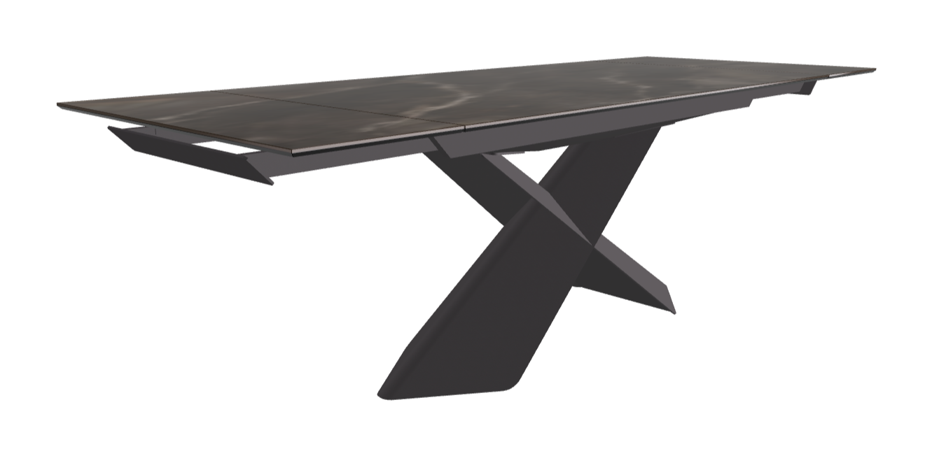 Cattelan Italia Tyron Keramik Drive Rectangular Extendible Dining Table – 160→236x90x74h
