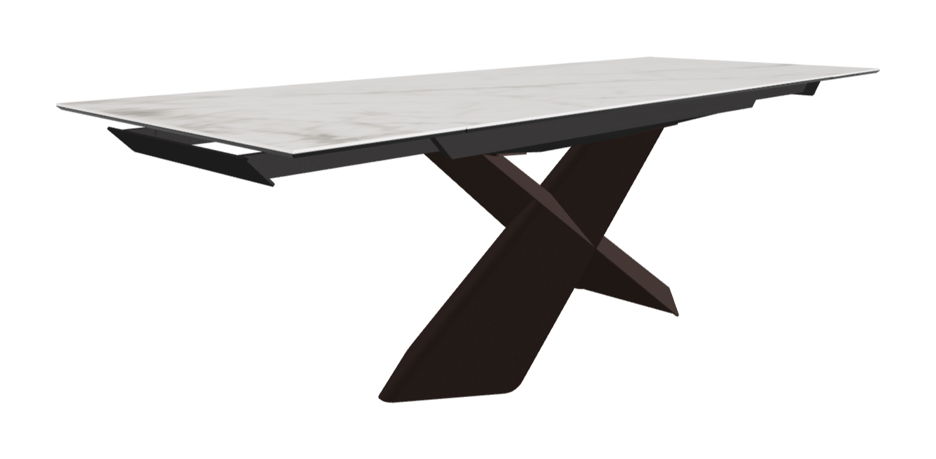 Cattelan Italia Tyron Keramik Drive Rectangular Extendible Dining Table – 160→236x90x74h