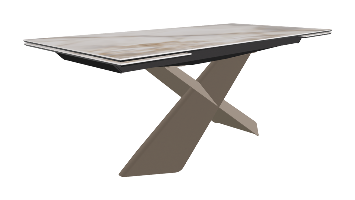 Cattelan Italia Tyron Keramik Drive Rectangular Extendible Dining Table – 182→258x90x74h