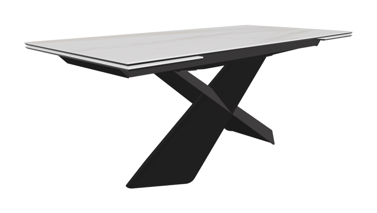Cattelan Italia Tyron Keramik Drive Rectangular Extendible Dining Table – 182→258x90x74h