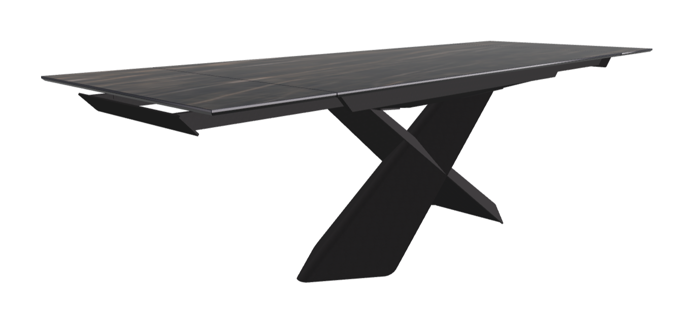 Cattelan Italia Tyron Keramik Drive Rectangular Extendible Dining Table – 182→258x90x74h