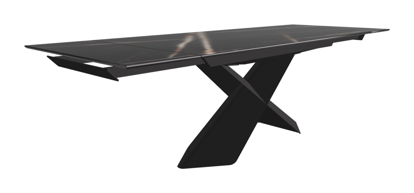 Cattelan Italia Tyron Keramik Drive Rectangular Extendible Dining Table – 182→258x90x74h