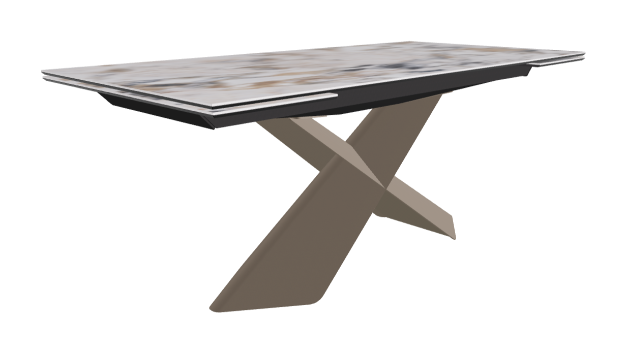 Cattelan Italia Tyron Keramik Drive Rectangular Extendible Dining Table – 182→258x90x74h