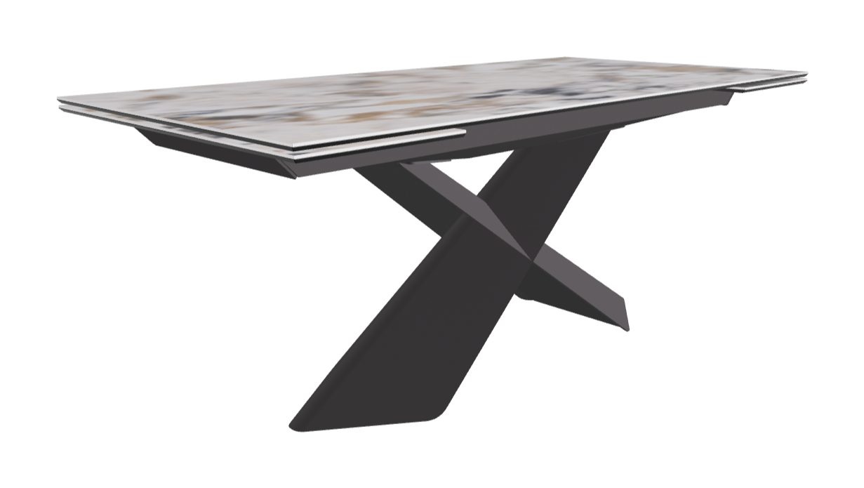 Cattelan Italia Tyron Keramik Drive Rectangular Extendible Dining Table – 182→258x90x74h