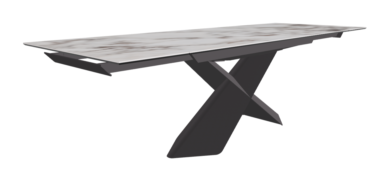 Cattelan Italia Tyron Keramik Drive Rectangular Extendible Dining Table – 182→258x90x74h