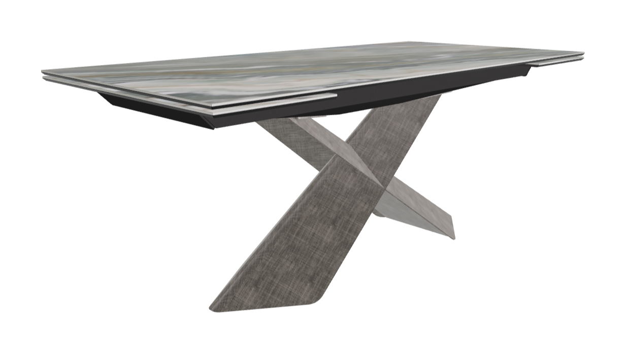 Cattelan Italia Tyron Keramik Drive Rectangular Extendible Dining Table – 182→258x90x74h