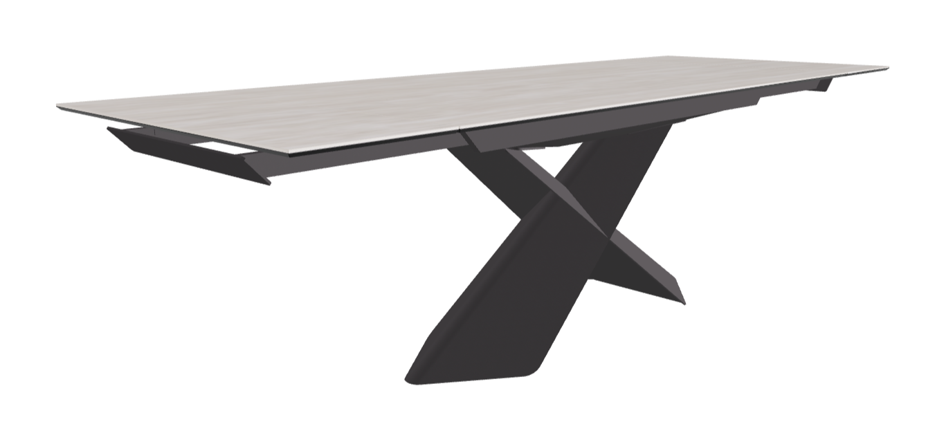 Cattelan Italia Tyron Keramik Drive Rectangular Extendible Dining Table – 182→258x90x74h