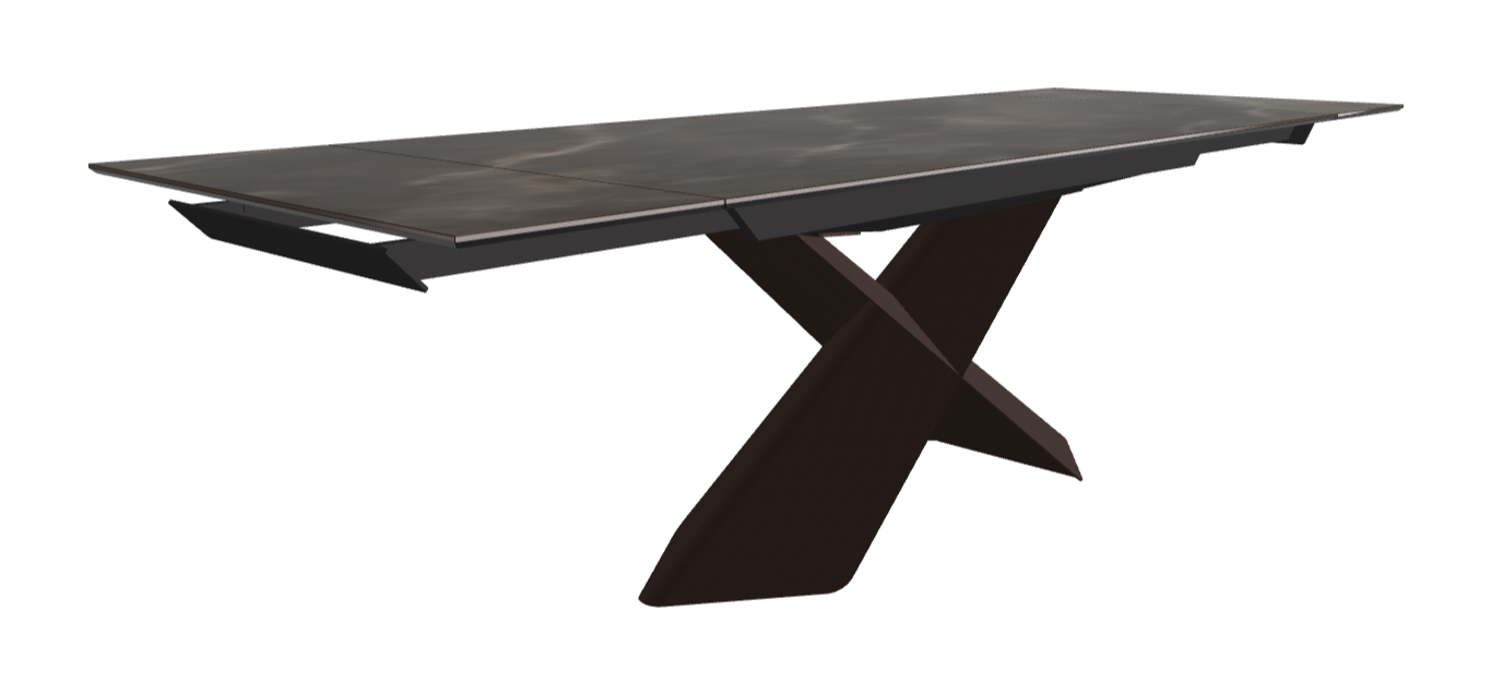 Cattelan Italia Tyron Keramik Drive Rectangular Extendible Dining Table – 182→258x90x74h