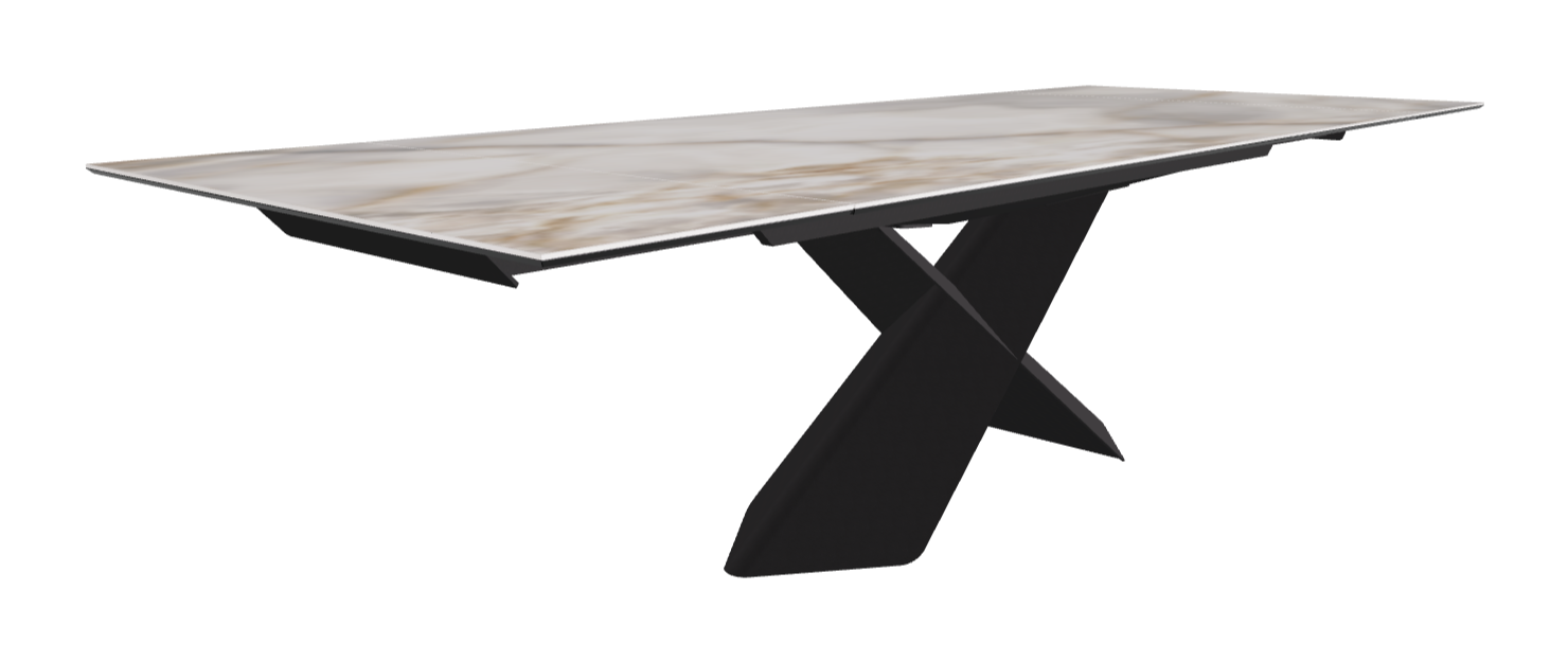 Cattelan Italia Tyron Keramik Drive Rectangular Extendible Dining Table – 200→294x106x74h