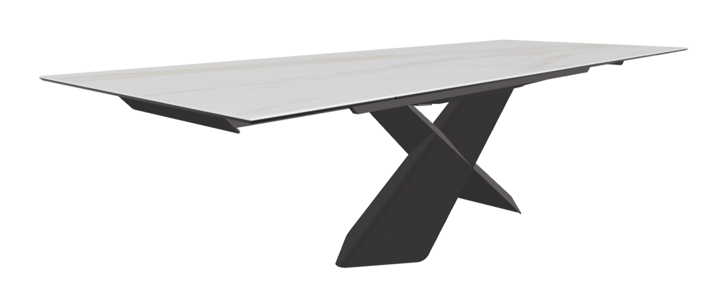 Cattelan Italia Tyron Keramik Drive Rectangular Extendible Dining Table – 200→294x106x74h