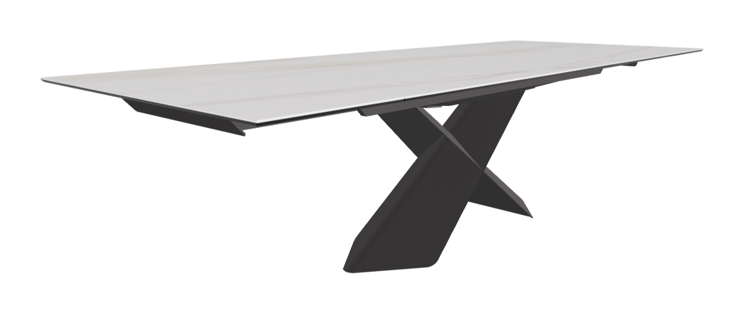 Cattelan Italia Tyron Keramik Drive Rectangular Extendible Dining Table – 200→294x106x74h