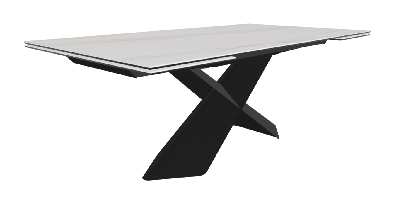 Cattelan Italia Tyron Keramik Drive Rectangular Extendible Dining Table – 200→294x106x74h