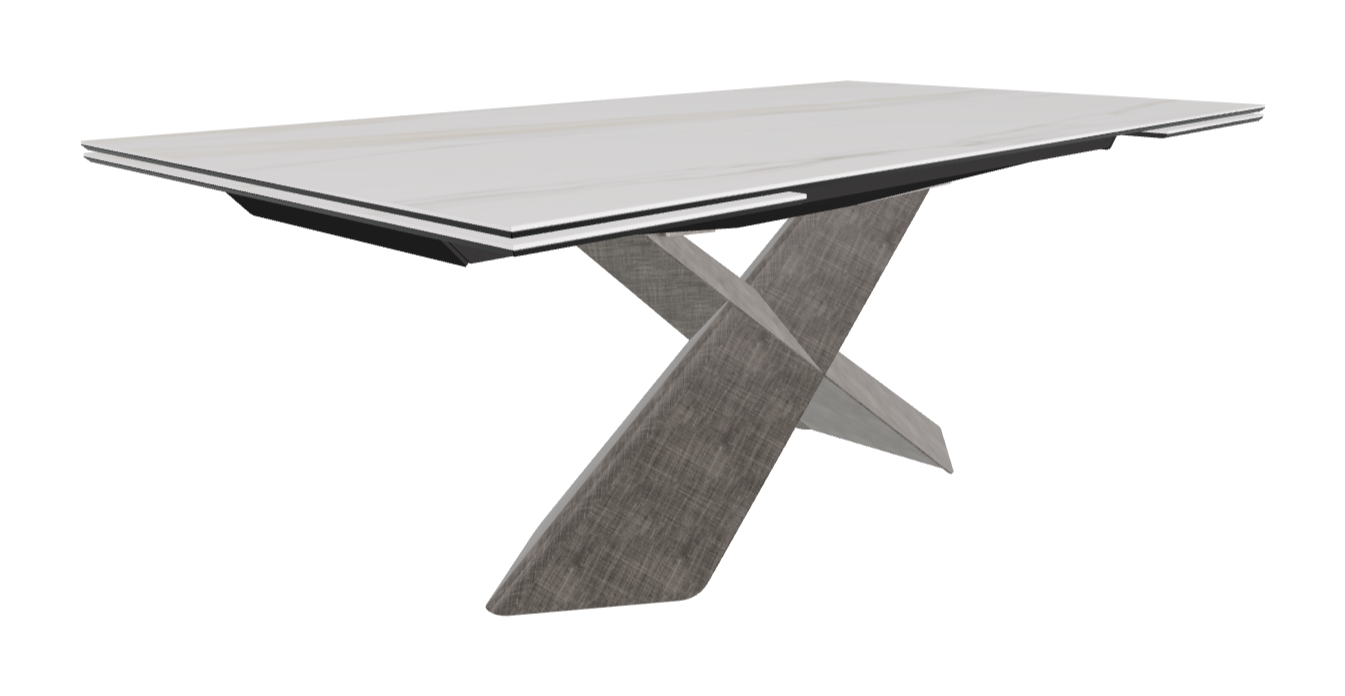 Cattelan Italia Tyron Keramik Drive Rectangular Extendible Dining Table – 200→294x106x74h