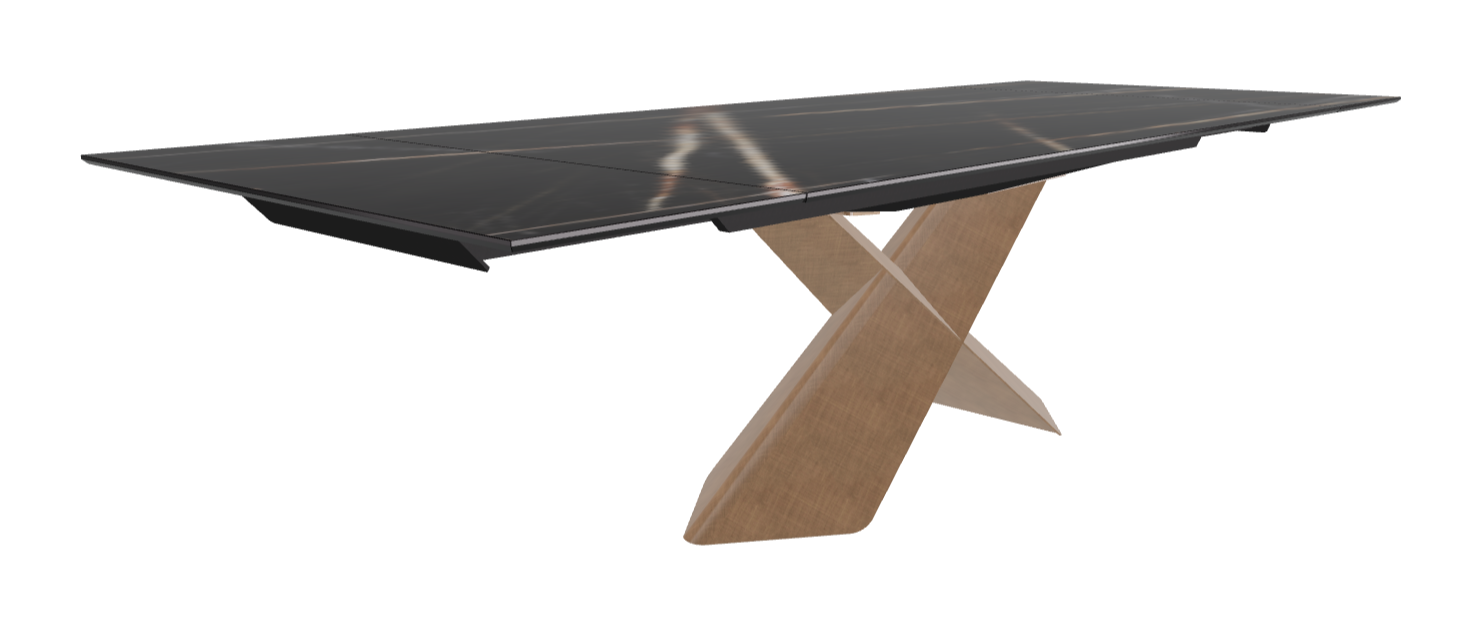 Cattelan Italia Tyron Keramik Drive Rectangular Extendible Dining Table – 200→294x106x74h