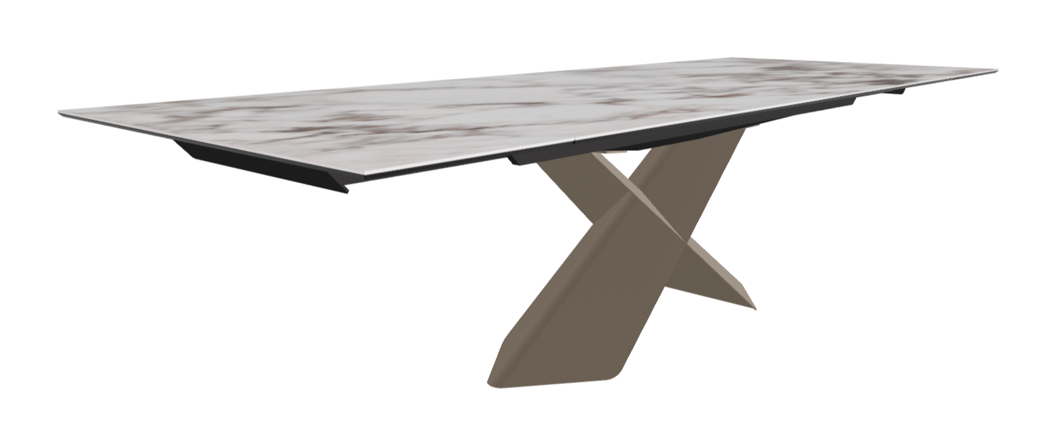Cattelan Italia Tyron Keramik Drive Rectangular Extendible Dining Table – 200→294x106x74h