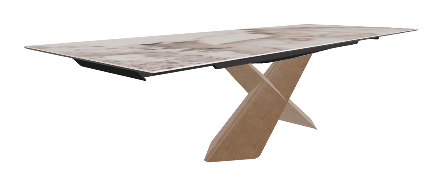 Cattelan Italia Tyron Keramik Drive Rectangular Extendible Dining Table – 200→294x106x74h