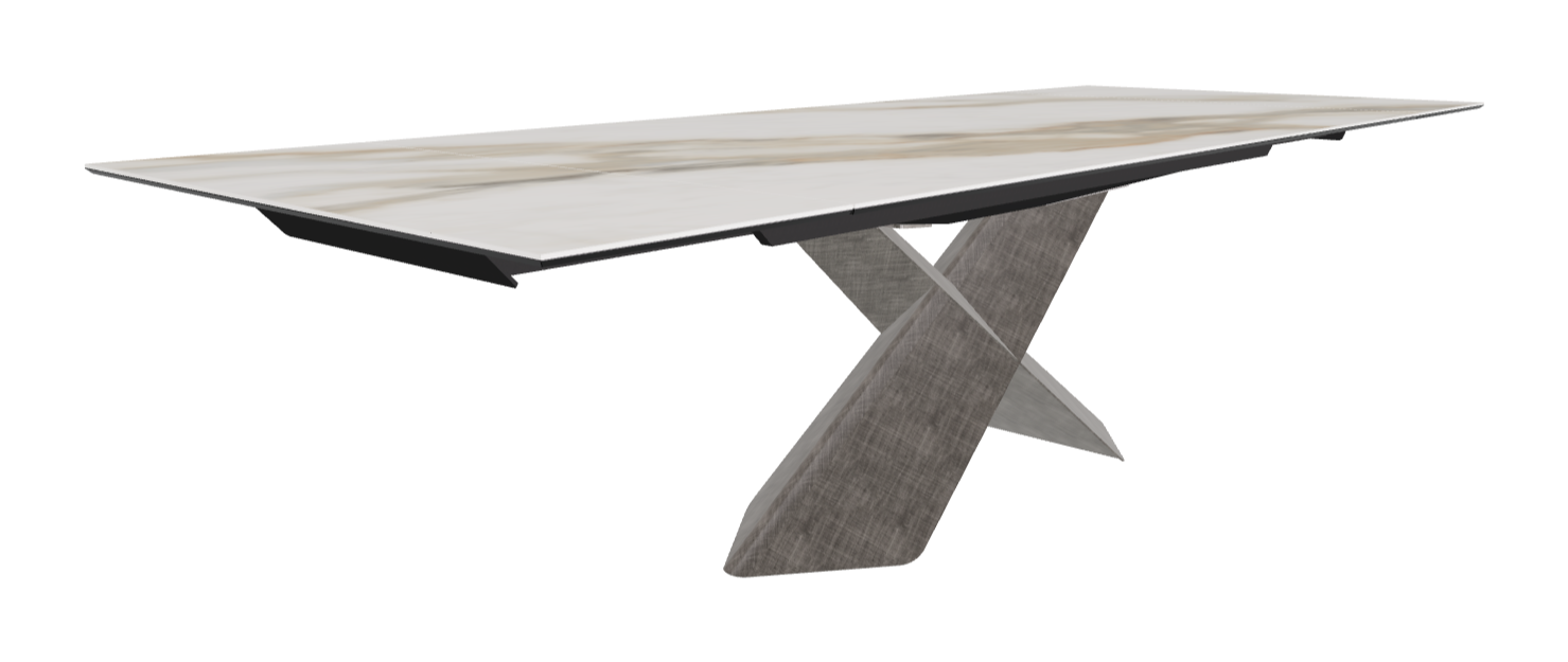 Cattelan Italia Tyron Keramik Drive Rectangular Extendible Dining Table – 200→294x106x74h