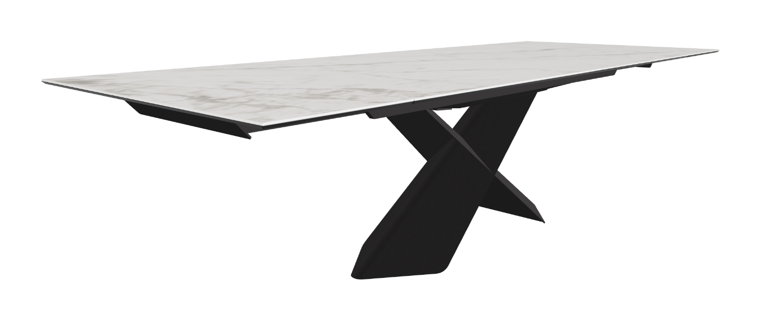 Cattelan Italia Tyron Keramik Drive Rectangular Extendible Dining Table – 200→294x106x74h