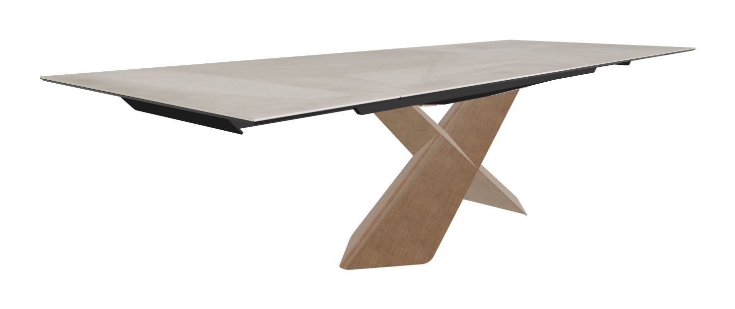 Cattelan Italia Tyron Keramik Drive Rectangular Extendible Dining Table – 200→294x106x74h